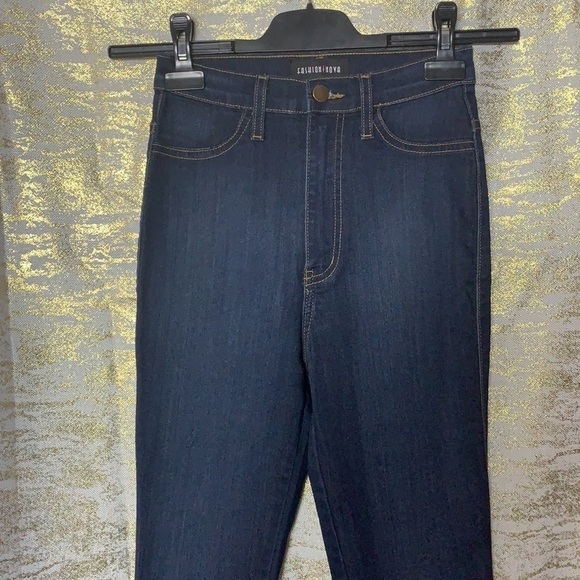 FASHION Nova Dark Wash Power Moves High-Rise Skinny Jeans Size 3 -W 25 - Picture 5 of 15